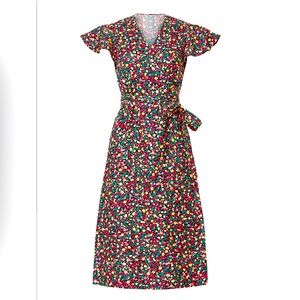 Draper James Floral Midi Dress - Multicolor